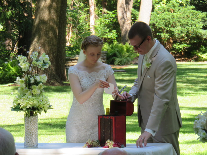 Opt for a custom wedding ceremony to ensure it reflects you as a couple.